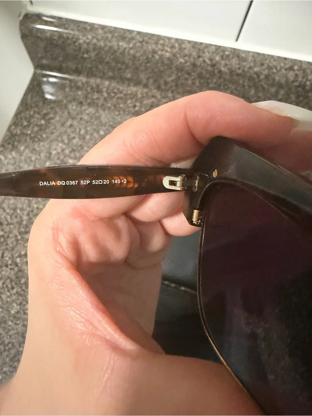 DSQUARED2 Tortoiseshell Cat Eye Sunglasses - Brown/Gold Accents
